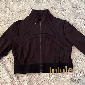 Lululemon Gold Special Edition Cropped Define Jacket Black Size : 10